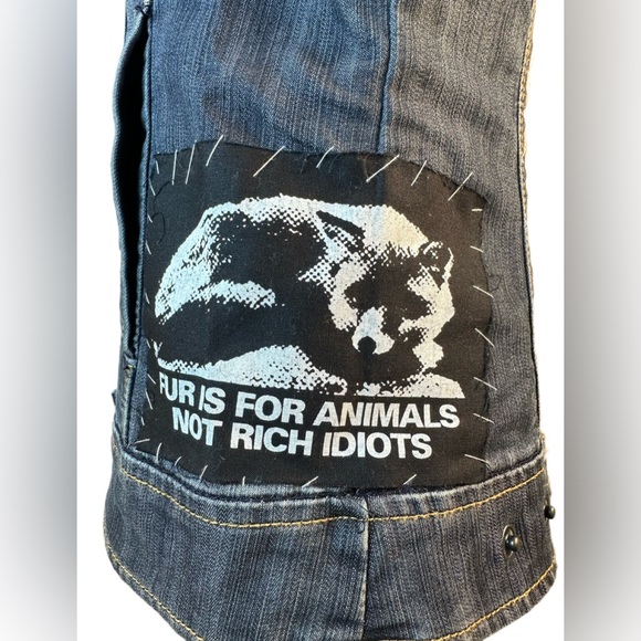 Vintage/Denim Coldwater Creek thrifted  Vest - Picture 5 of 14